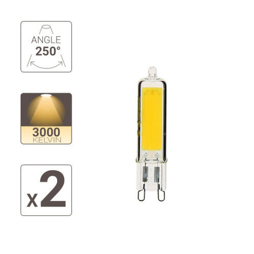 XANLITE ΛΑΜΠΤΗΡΑΣ LED G9 4W 2700Κ 400LM ΣΥΣΚΕΥΑΣΙΑ 2 ΤΜΧ