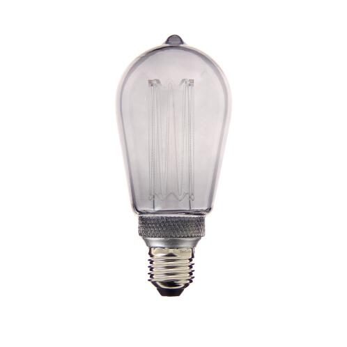 Xanlite Λαμπτήρας Led St64 Deco Ολόγραμμα E27 4W (11W) Ζεστό Λευκό Φώς 1800K 100Lm 