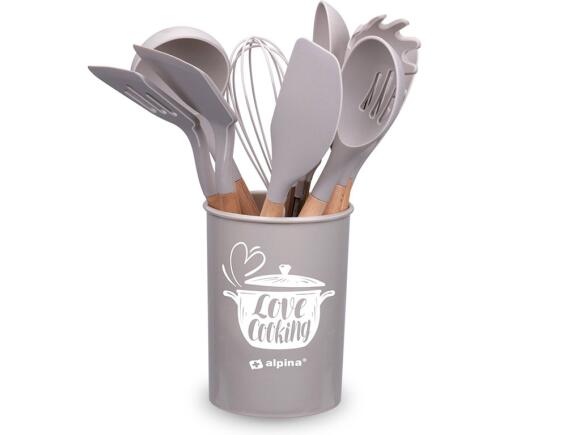 Σετ Κουτάλες Μαγειρικής με Βάση Alpina - 12 τεμάχια