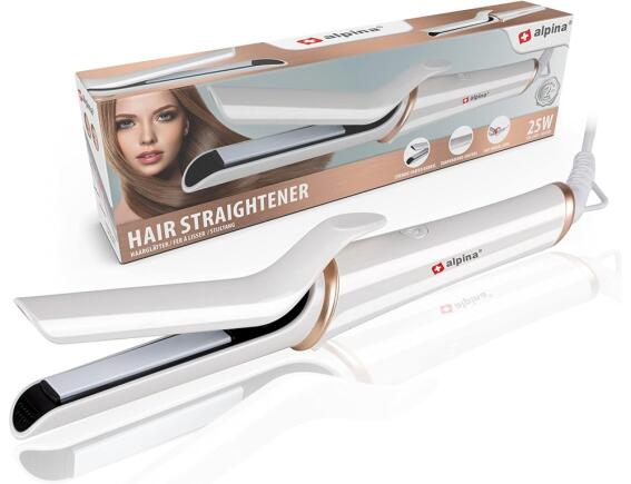 Alpina  Ισιωτική Πρέσα Μαλλιών με ισχύ 25W και μέγιστη θερμοκρασία 200°C