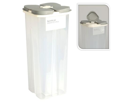 Δοχείο Αποθήκευσης Τροφίμων Excellent Houseware με καπάκι, 4 διαμερίσματα και συνολική χωρητικότητα 3L