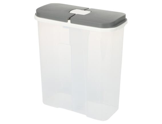 Δοχείο Αποθήκευσης Τροφίμων Excellent Houseware με καπάκι, 2 διαμερίσματα και συνολική χωρητικότητα 2.85L
