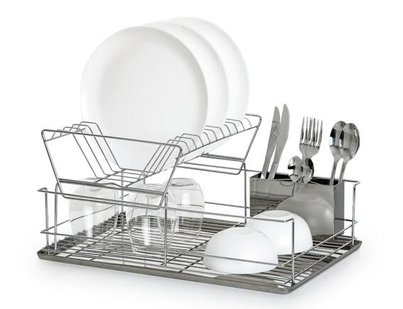 Διώροφη Πιατοθήκη 5Five με χώρο για 10 πιάτα και διαστάσεις 47x32.3x22.5cm