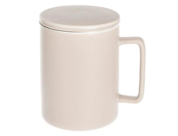 Secret de Gourmet Κούπα Νature Pink με καπάκι, φίλτρο και χωρητικότητα 400ml