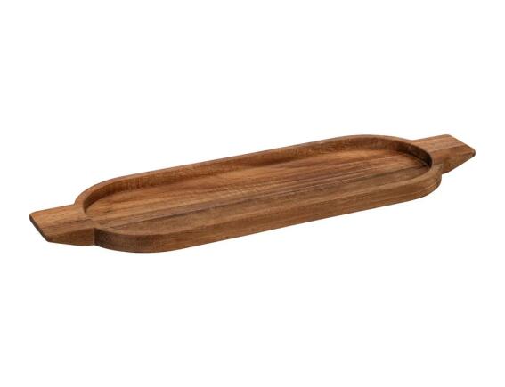 Ξύλινος Δίσκος Σερβιρίσματος Secret De Gourmet από Ξύλο Ακακίας, 48x18x1.5cm