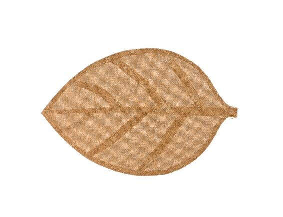 Σουπλά Secret de Gourmet σε σχήμα φύλλου, με διαστάσεις 50x33cm - Brown