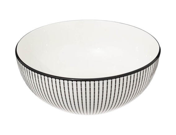 Μπωλ σερβιρίσματος Lunis black Secret de Gourmet από Πορσελάνη, με διαστάσεις 22x22x8.8cm