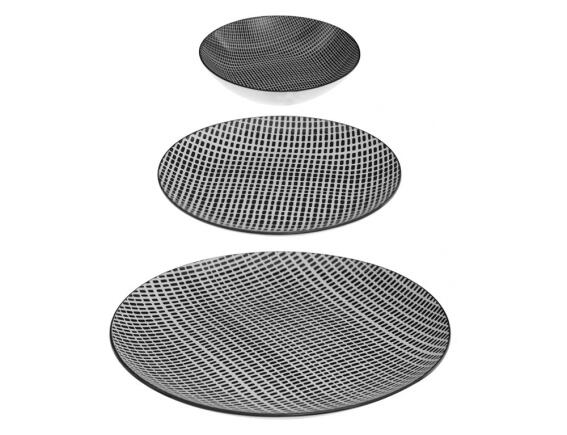 Σετ Πιάτων Secret De Gourmet Bohemia Square - 18 τεμάχια