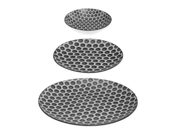 Σετ Πιάτων Secret De Gourmet Bohemia Rond - 18 τεμάχια