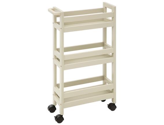 Tρόλεϊ αποθήκευσης και τακτοποίησης 5five με ράφια και διαστάσεις 40x15x75cm - Beige
