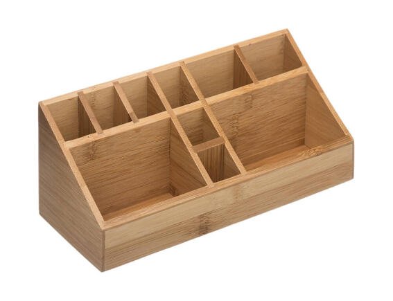 Κουτί Οργάνωσης Make up 5five από Ξύλο Bamboo, 23x9x9.5cm - Απόχρωση Ξύλου