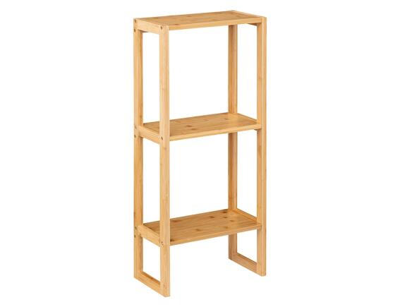 Επιδαπέδια Ραφιέρα Μπάνιου 5five με 3 ράφια - Ξύλο Bamboo - 35x20x84cm - Απόχρωση Ξύλου