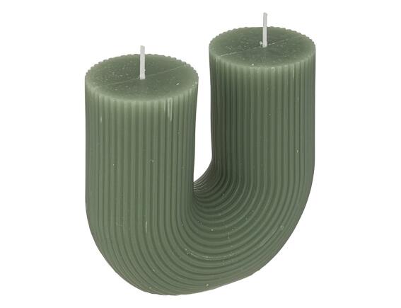 Διακοσμητικό Κερί Demi Αtmosphera με διάρκεια καύσης 20 ώρες και διαστάσεις 11x5.1x12cm - Green