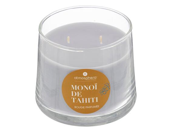 Αρωματικό κερί Izor Αtmosphera με διάρκεια καύσης 22 ώρες, άρωμα Tahiti monoi και διαστάσεις 10x8cm