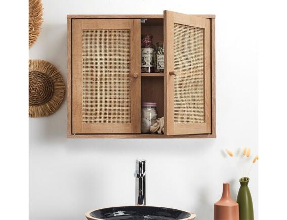 Επιτοίχιο Έπιπλο Μπάνιου Bali Home Deco Factory με διαστάσεις 60x20x50cm