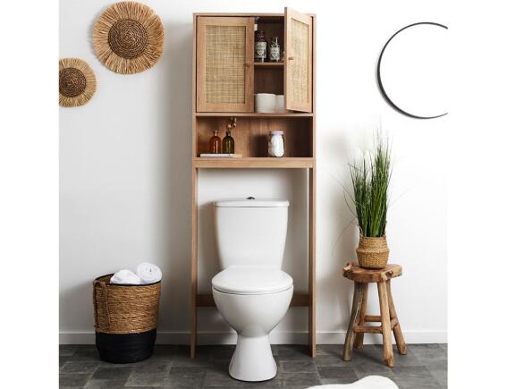 Έπιπλο μπάνιου Bali Home Deco Factory με ράφια και διαστάσεις 60x20x166cm