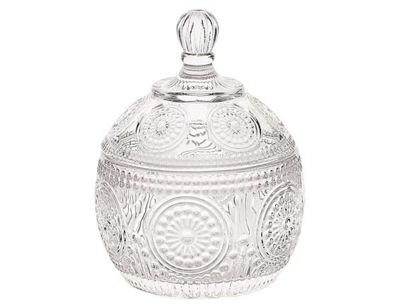 Home Deco Factory Διακοσμητική Φοντανιέρα με καπάκι και διαστάσεις 9x9x12cm
