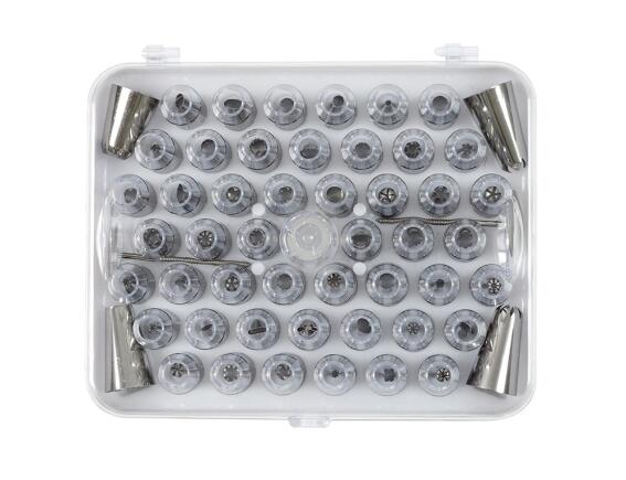 Σετ Μύτες Ζαχαροπλαστικής για κορνέ Lily Cook - 55 τεμάχια