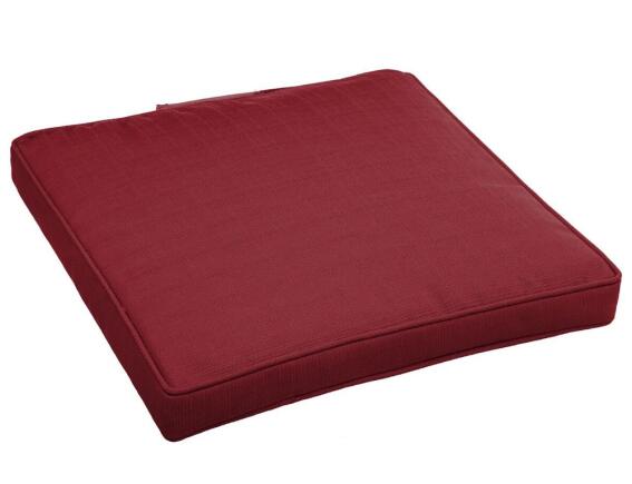 Hespéride Διακοσμητικό Μαξιλάρι Καρέκλας Korai με αδιάβροχο κάλυμμα και διαστάσεις 40x40x4cm - Burgundy