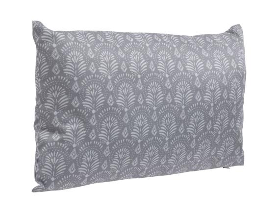 Διακοσμητικό Μαξιλάρι Καρέκλας Adiya Hespéride με αδιάβροχο κάλυμμα και διαστάσεις 50x30x14cm - Slate grey