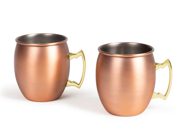Livoo Σετ ποτήρια Moscow Mule με χωρητικότητα 500ml - 2 τεμάχια