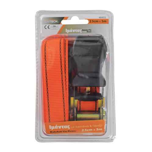 CARTECH ΙΜΑΝΤΑΣ ΚΑΣΤΑΝΙΑ & ΓΑΝΤΖΟ 2,5CM Χ 5M