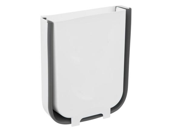 Πτυσσόμενο καλάθι απορριμμάτων 5five με χωρητικότητα 8L και διαστάσεις 25.3x9x28.9cm - White