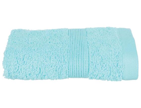 Πετσέτα χεριών Praia Atmosphera από Βαμβάκι 450gsm, με διαστάσεις 30x50cm - Turquoise blue