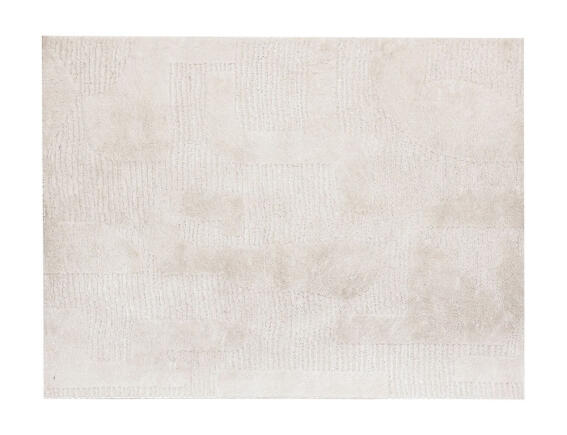Atmosphera  Χαλί ορθογώνιο Berber Anoai με διαστάσεις 200x150x5cm - Σε λευκή απόχρωση