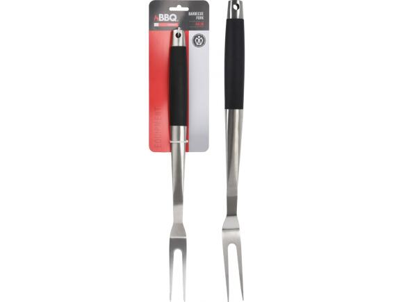 ΒΒQ Πιρούνα (C04000130) Mε αντιολισθητική λαβή TPR, 44cm, από Ανοξείδωτο χάλυβα