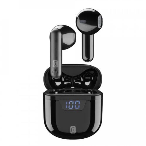 Cellular Ακουστικά Earbud Bluetooth Handsfree με Θήκη Φόρτισης Line Seek CL Μαύρα