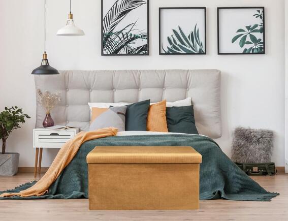 Ταμπουρέ Giulia Home Deco Factory με αποθηκευτικό χώρο και διαστάσεις 77x38x38cm