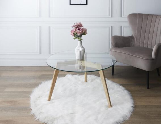 Τραπεζάκι Σαλονιού Home Deco Factory με διαστάσεις 80x80x45.5cm