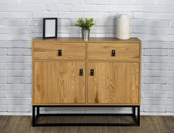 Μπουφές Abbott Home Deco Factory με διαστάσεις 100x29x80cm - Απόχρωση Ξύλου