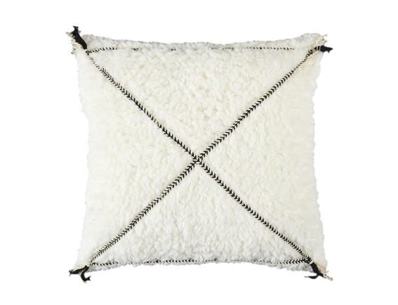 Home Deco Factory Διακοσμητικό Μαξιλάρι 40x40cm Λευκό