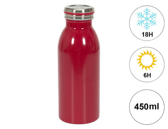 Cook Concept Mπουκάλι Θερμός με χωρητικότητα 450ml και διατήρηση θερμοκρασίας 6h ζεστό / 18h κρύο