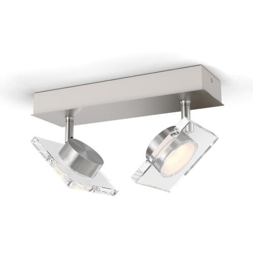 Μεταλλικό LED Φωτιστικό Σποτ Οροφής 2 x 4.5 W GOLYGON Philips 50482/17/P0