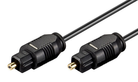 GOOBAY καλώδιο ήχου Toslink 50563 gold plated 2.2mm 0.5m μαύρο