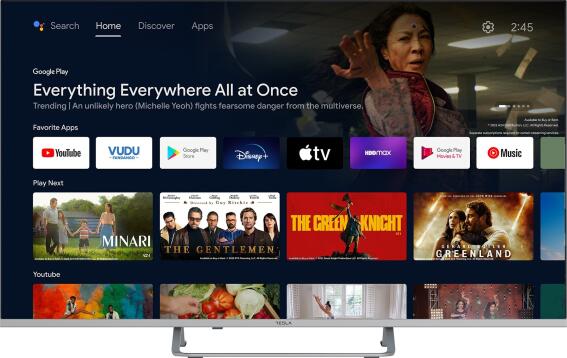 Tesla Smart Τηλεόραση 50" UHD LED Android TV 50E635SUS