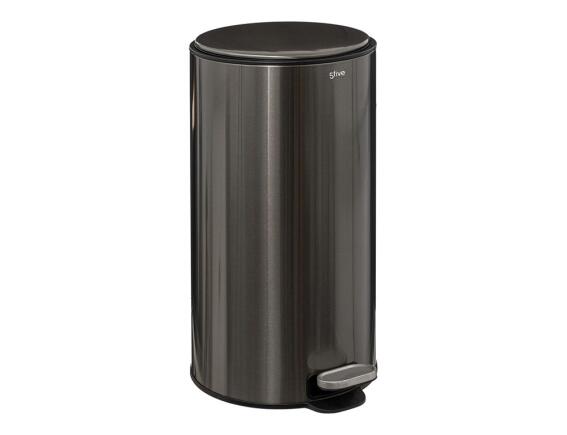 Καλάθι απορριμμάτων Delta 5five με φίλτρο άνθρακα, χωρητικότητα 30L και διαστάσεις 39x33x62cm - Black