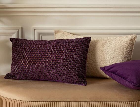 Atmosphera  Διακοσμητικό Μαξιλάρι Zaika με διαστάσεις 50x30cm - Purple