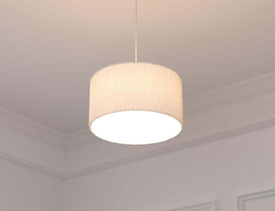 Atmosphera  Φωτιστικό οροφής ρεύματος Tina με διαστάσεις 37x37x108cm - White