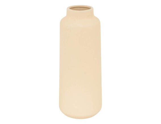 Atmosphera Διακοσμητικό Βάζο Rily 12x12x30cm Μπεζ