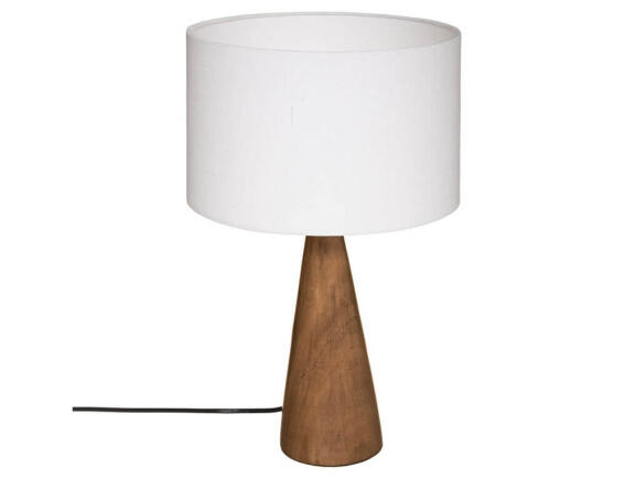 Atmosphera  Επιτραπέζιο φωτιστικό Aina με λαμπτήρα Ε27 και διαστάσεις 28x28x46cm