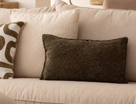 Atmosphera  Διακοσμητικό Μαξιλάρι Saona με διαστάσεις 50x30cm - Khaki green