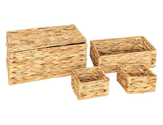 Atmosphera Σετ Διακοσμητικά Καλάθια Lia - 4 τεμάχια