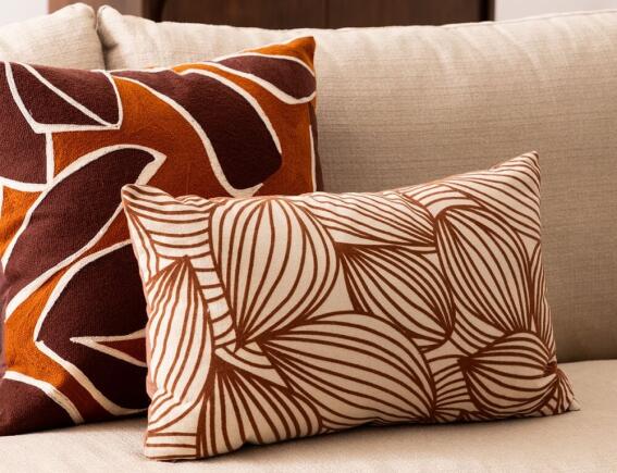 Atmosphera  Διακοσμητικό Μαξιλάρι Autumn με διαστάσεις 50x30cm - Beige