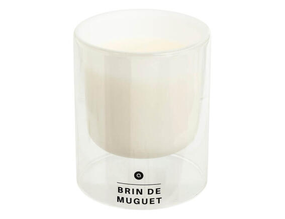 Αtmosphera Αρωματικό κερί Ilan με διάρκεια καύσης 40 ώρες, άρωμα Lily of the valley και διαστάσεις 9x11.1cm