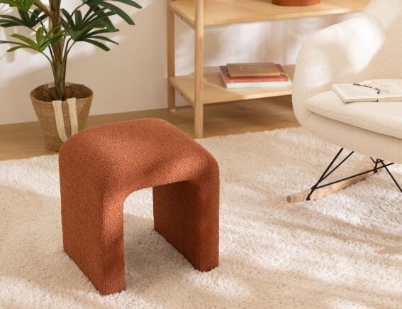 Σκαμπό Sevi Αtmosphera με διαστάσεις 41x35.5x43cm - Terracotta