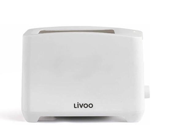 Φρυγανιέρα Livoo DOD162W με ισχύ 750W και χωρητικότητα 2 φέτες ψωμιού - White
